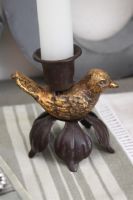 Petit bougeoir oiseau -Chehoma bis -decoration brocante
